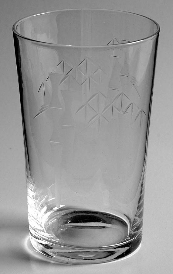 Bamboo (Multisided Stem) 8 Oz Flat Tumbler by Sasaki-1