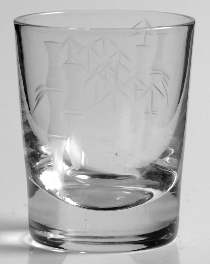 Bamboo (Multisided Stem) Shot Glass by Sasaki-1