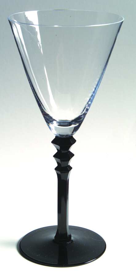 Black Tie Water Goblet by Sasaki-1
