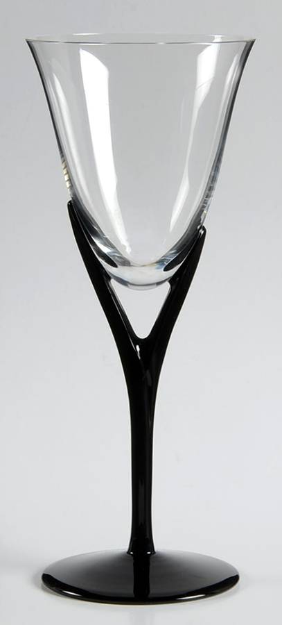 Capistrano Black Wine Glass by Sasaki-1