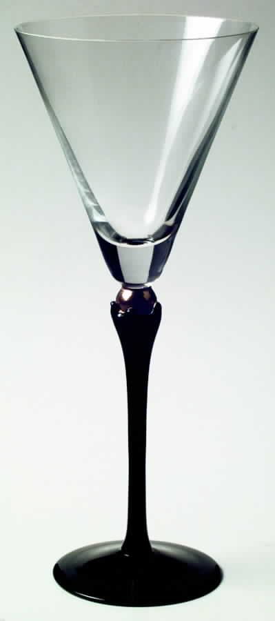 Carnevale Black Wine Glass by Sasaki-1
