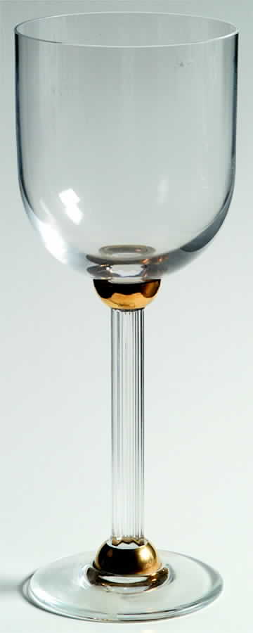 Chicago Gold Water Goblet by Sasaki-1
