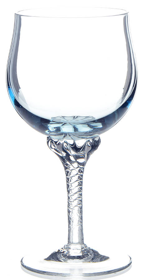 Coronation Light Blue Water Goblet by Sasaki-1