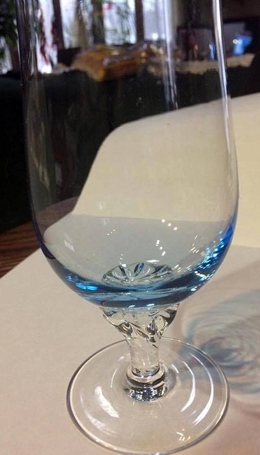Coronation Light Blue Juice Glass by Sasaki-1