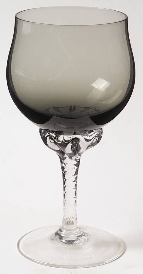 Coronation-Smoke Water Goblet by Sasaki-1