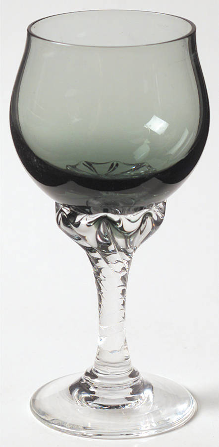 Coronation-Smoke Cordial Glass by Sasaki-1