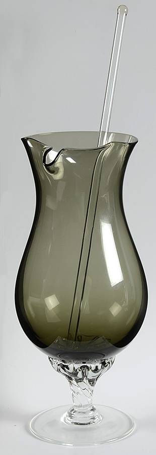 Coronation-Smoke Martini Pitcher with Stirrer by Sasaki-1