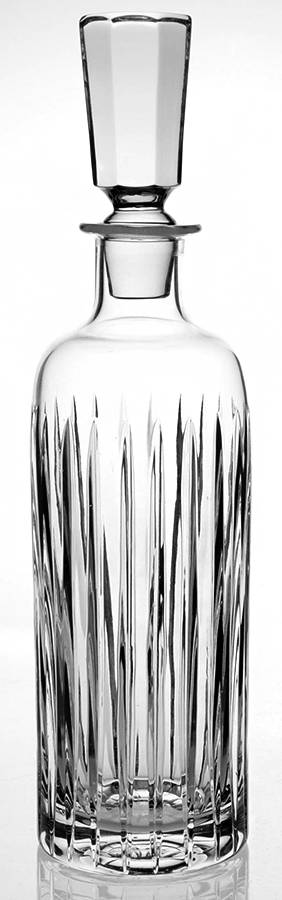 Ellessee (Square Stem) Decanter & Stopper by Sasaki-1
