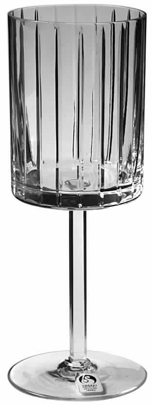 Ellessee (Square Stem) Water Goblet by Sasaki-1