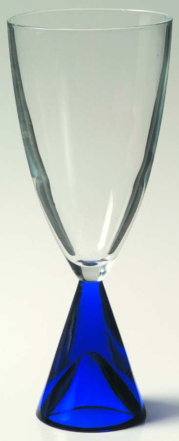 Eon Blue Water Goblet by Sasaki-1
