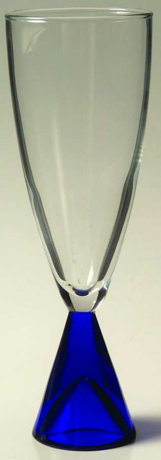 Eon Blue Fluted Champagne by Sasaki-1