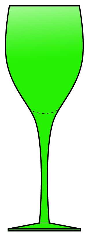 Hampton Green Water Goblet by Sasaki-1
