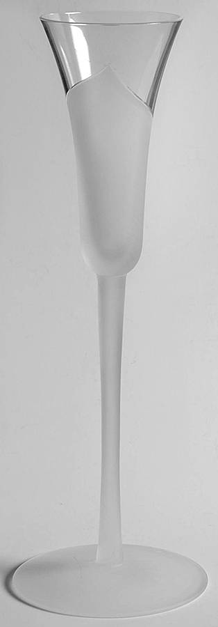 Hana Clear 9" Single Light Candlestick by Sasaki-1
