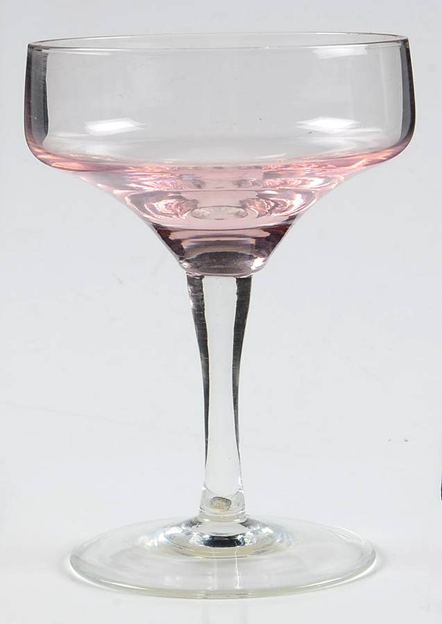 Harmony Coral (Pink) Champagne/Tall Sherbet by Sasaki-1