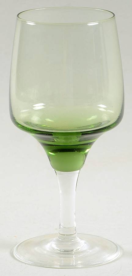 Harmony Green (Citron) Wine Glass by Sasaki-1