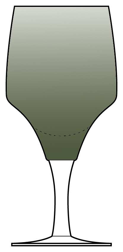 Harmony Smoke Water Goblet by Sasaki-1