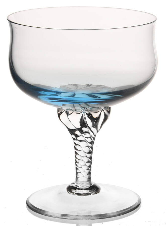 Hawthorne Azure (Light Blue) Low Sherbet by Sasaki-1