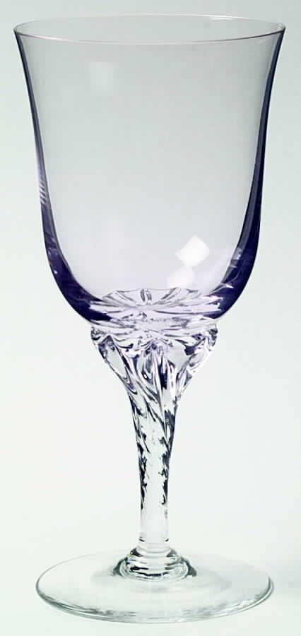 Hawthorne Coral (Pink) Water Goblet by Sasaki-1