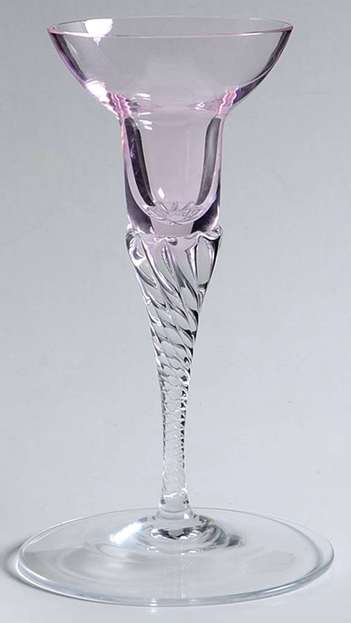 Hawthorne Coral (Pink) 6" Single Light Candlestick by Sasaki-1