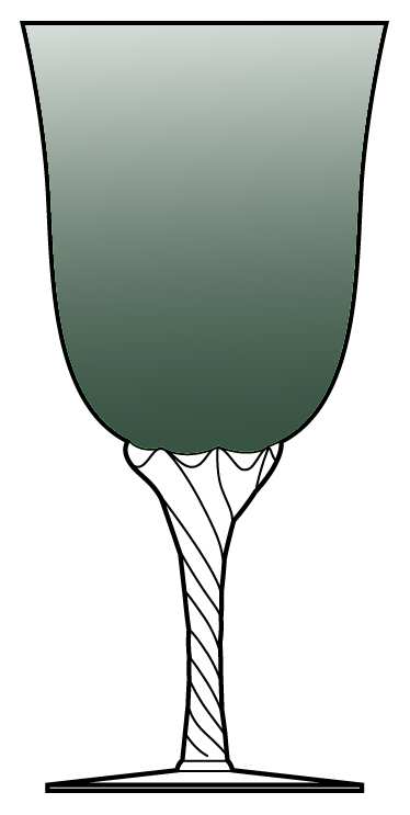 Hawthorne Smoke Water Goblet by Sasaki-1