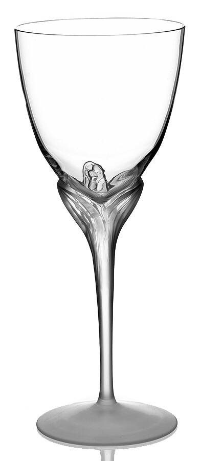 Lily of the Valley Water Goblet by Sasaki-1