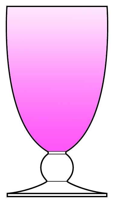 Luxembourg Coral Water Goblet by Sasaki-1