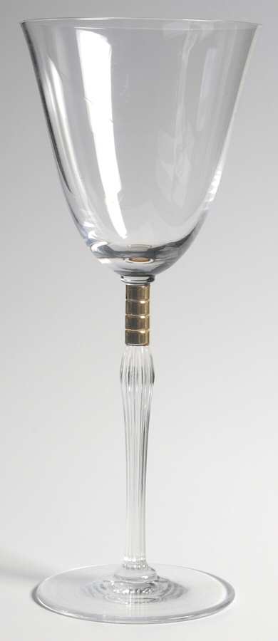 Omnia Gold Water Goblet by Sasaki-1