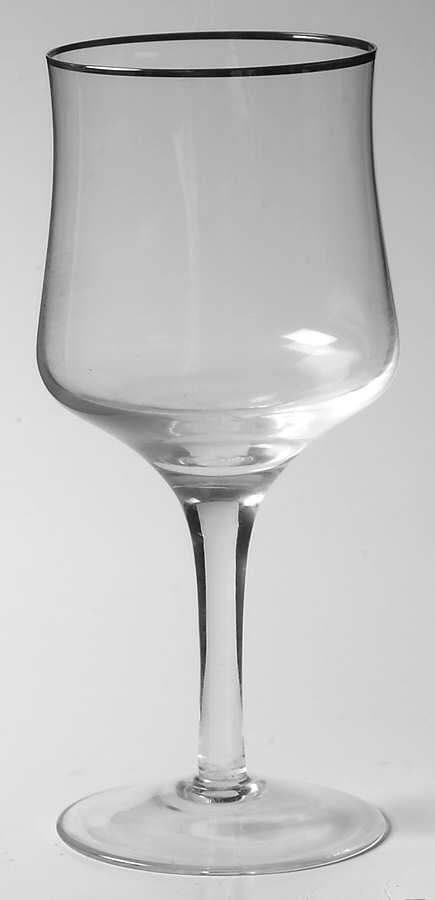 Rapture Platinum Water Goblet by Sasaki-1