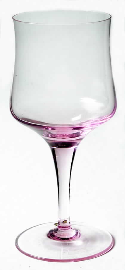 Rapture Pink Water Goblet by Sasaki-1