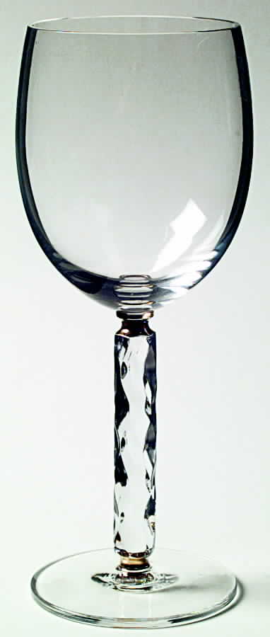 Reflex Gold Water Goblet by Sasaki-1