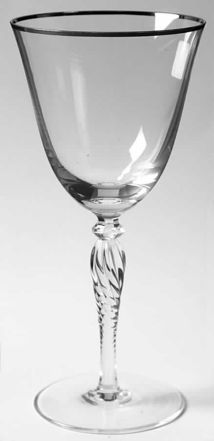 Renaissance Platinum Water Goblet by Sasaki-1