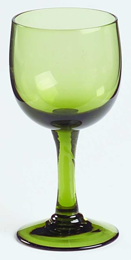Romance Green Cordial Glass by Sasaki-1