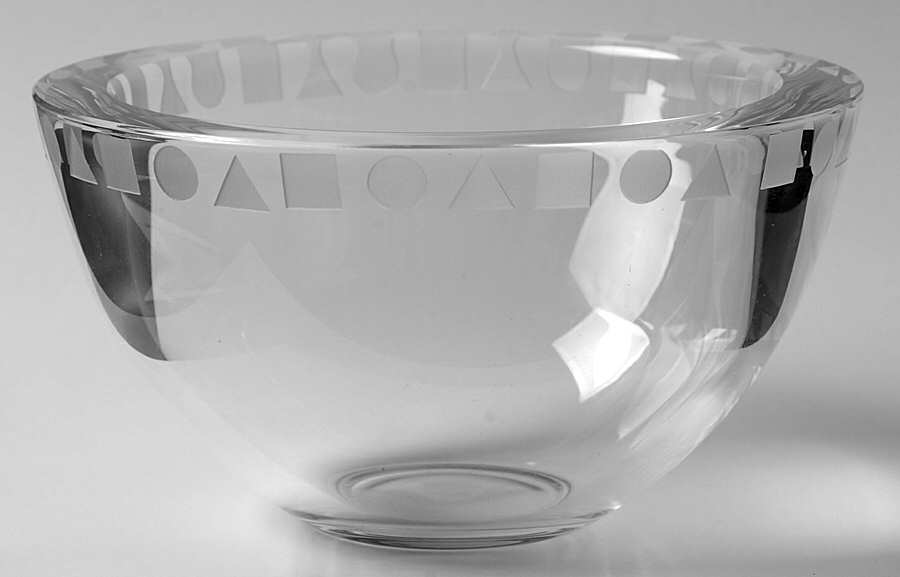 Sengai Clear 6" Round Bowl by Sasaki-1