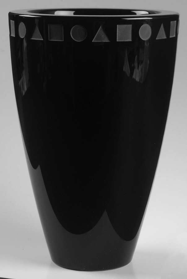 Sengai Black 9" Flower Vase by Sasaki-1