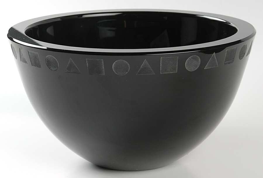 Sengai Black 8" Round Bowl by Sasaki-1