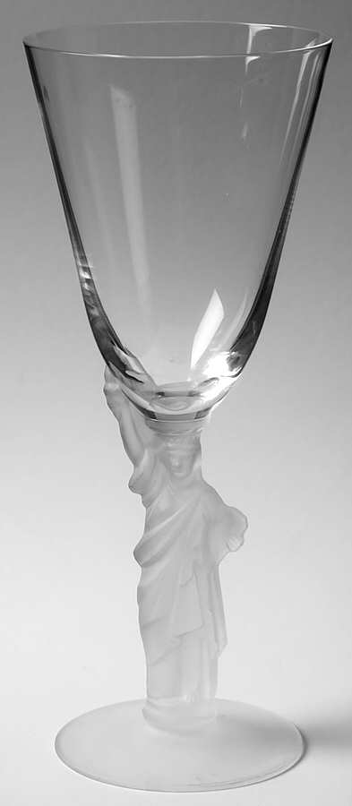 Statue of Liberty Water Goblet by Sasaki-1