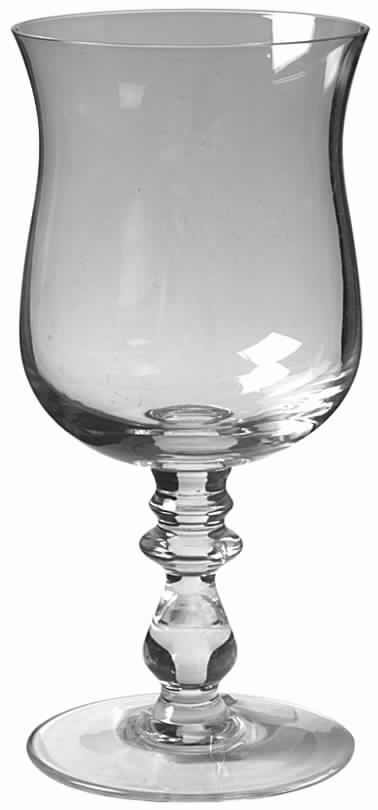 Versailles Clear Water Goblet by Sasaki-1