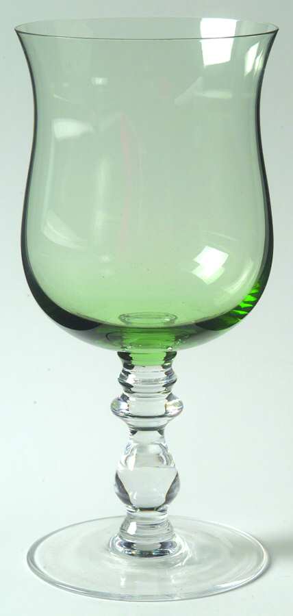 Versailles Green Water Goblet by Sasaki-1