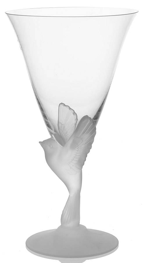 Wings Clear Water Goblet by Sasaki-1