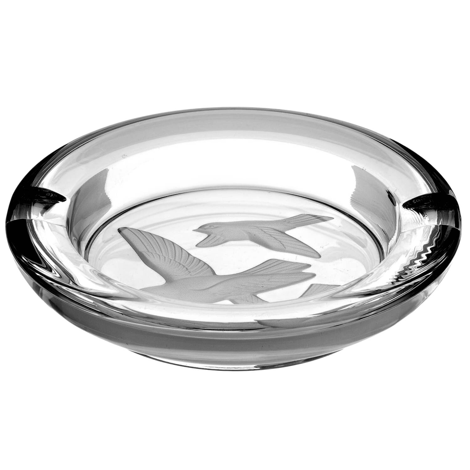 Wings Clear Ashtray by Sasaki-1