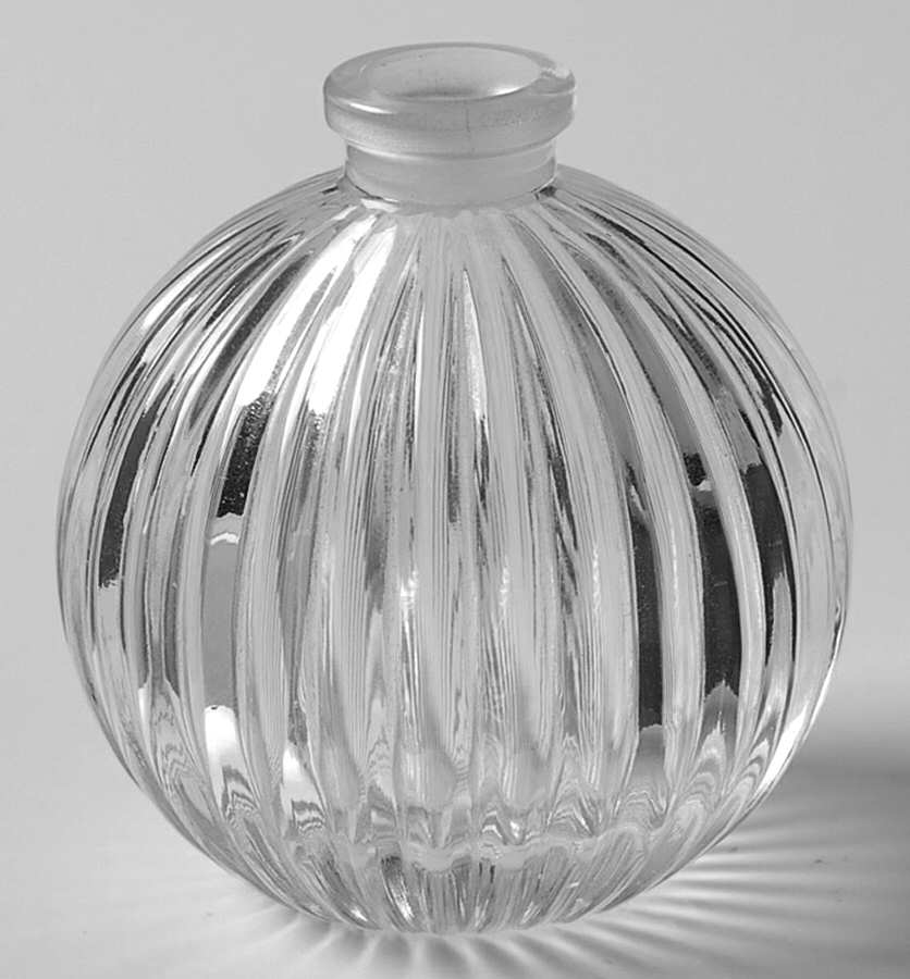Wings Clear Round Perfume Bottle No Stopper by Sasaki-1