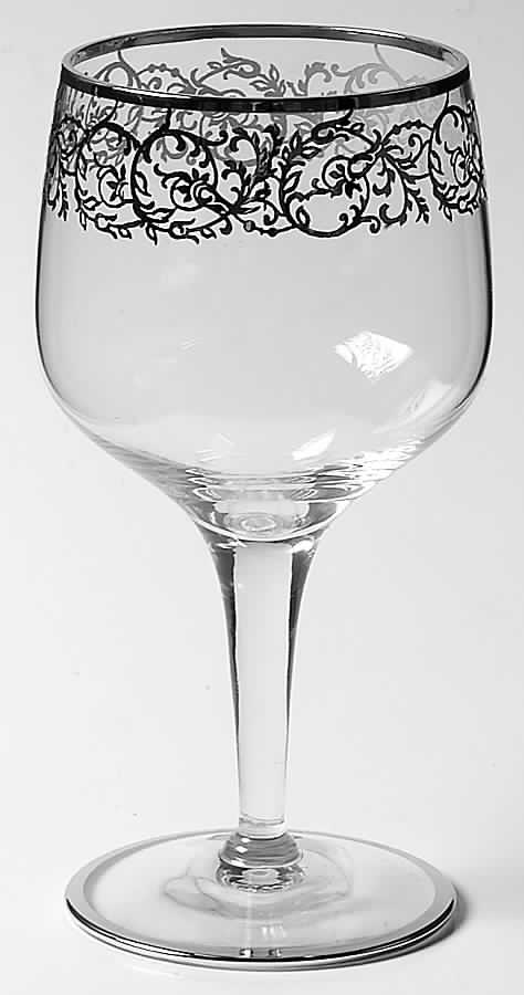 Bridal Lace Wine Glass by Silver City-1
