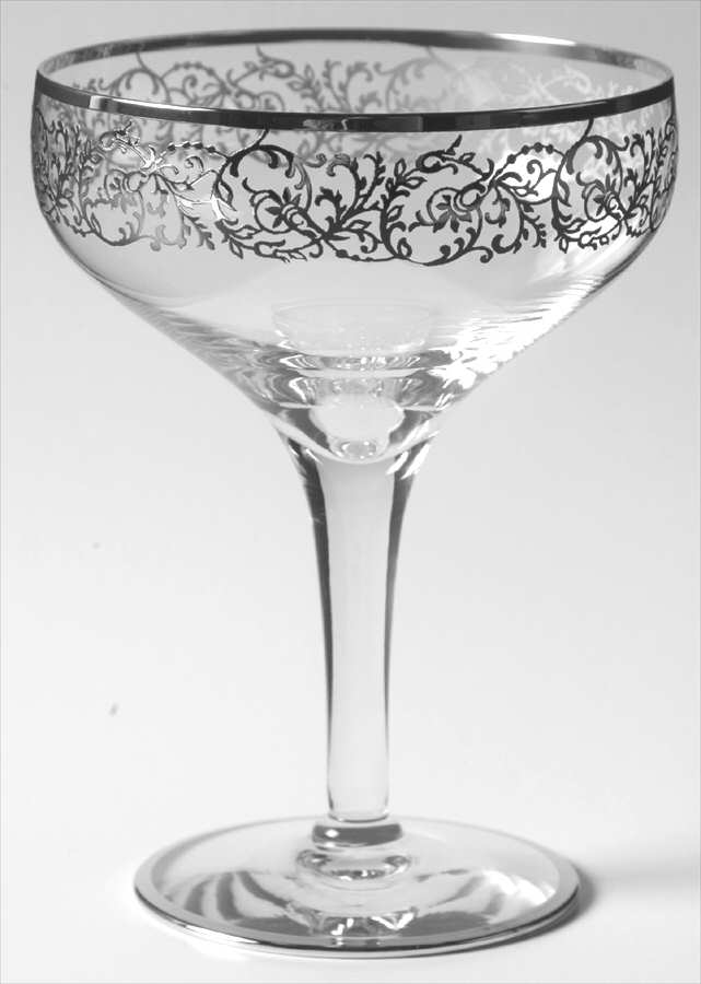Bridal Lace Champagne/Tall Sherbet by Silver City-1