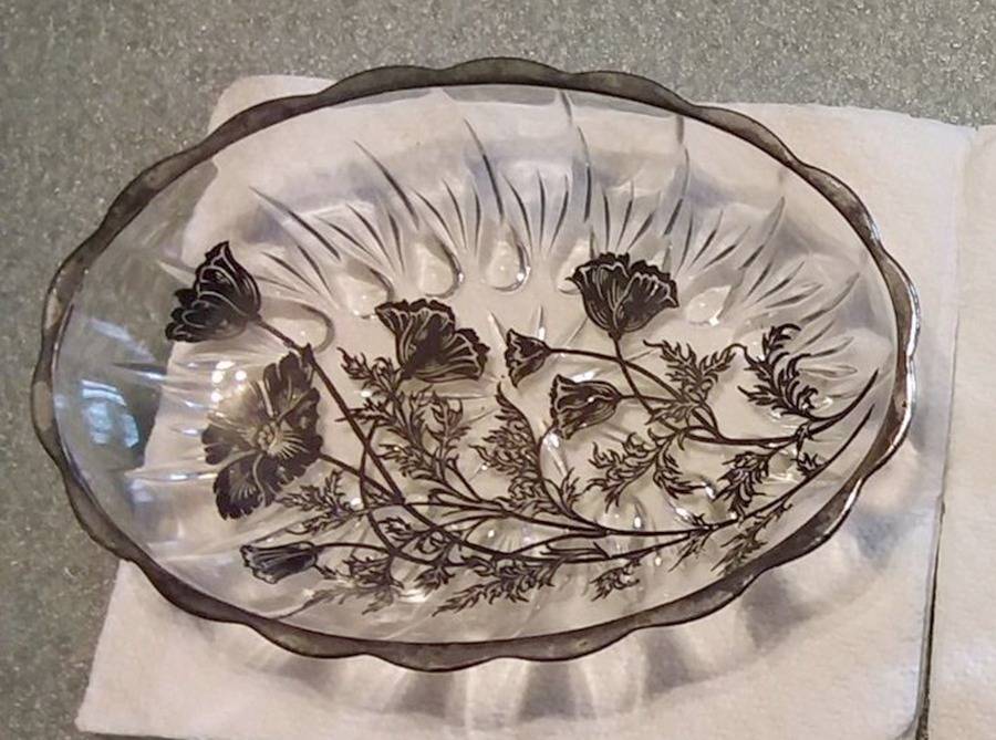 Flanders Clear 6" Pickle Dish by Silver City-1