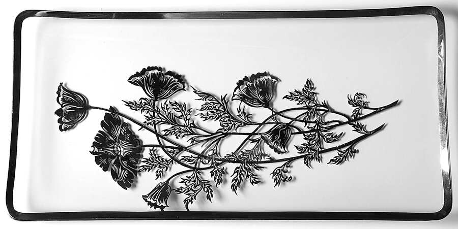 Flanders Clear 11" Rectangular Celery by Silver City-1