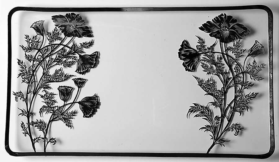 Flanders Clear 13" Rectangular Tray by Silver City-1