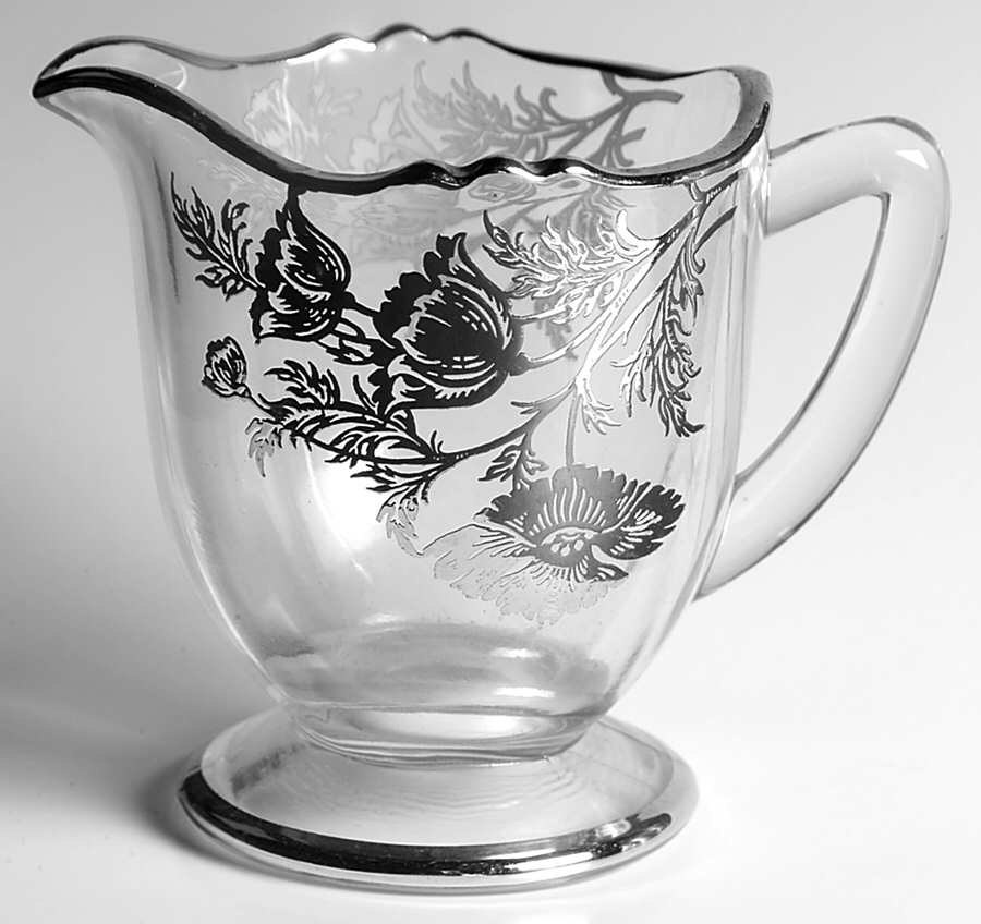 Flanders Clear Creamer by Silver City-1