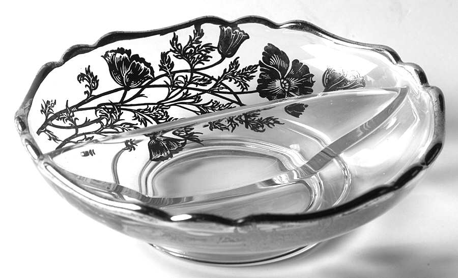 Flanders Clear 6" Round 2 Part Relish by Silver City-1