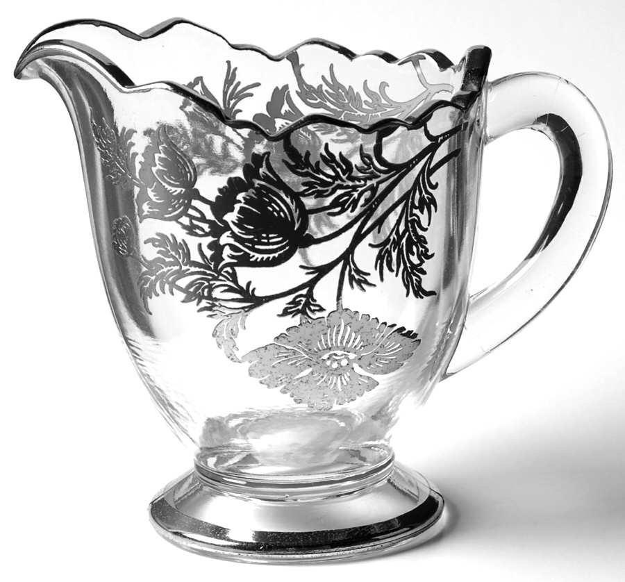 Flanders Clear Creamer by Silver City-1