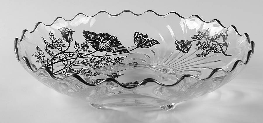 Flanders Clear 12" Cupped Bowl by Silver City-1